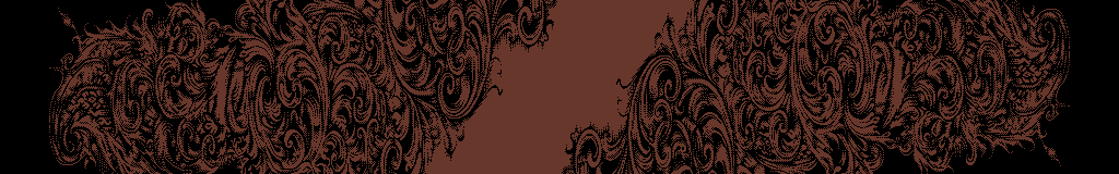 Full 1024x160 sprite underlay of brown ornamental scrollwork; the right half is the left rotated 180 degrees