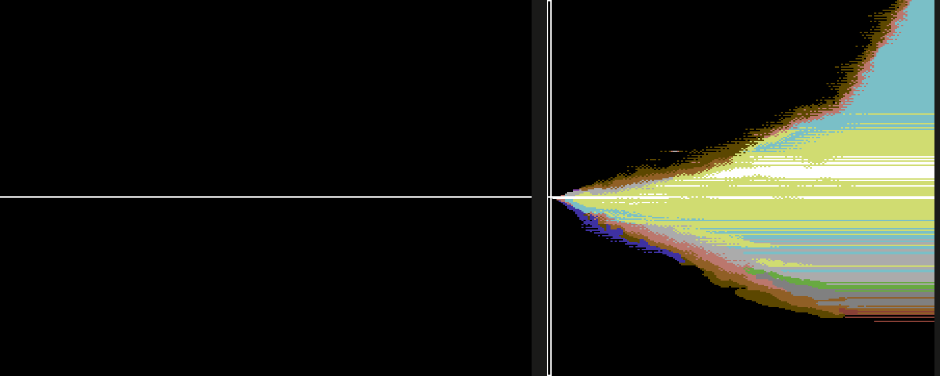 The raster fade playing back alongside Facet's raster image